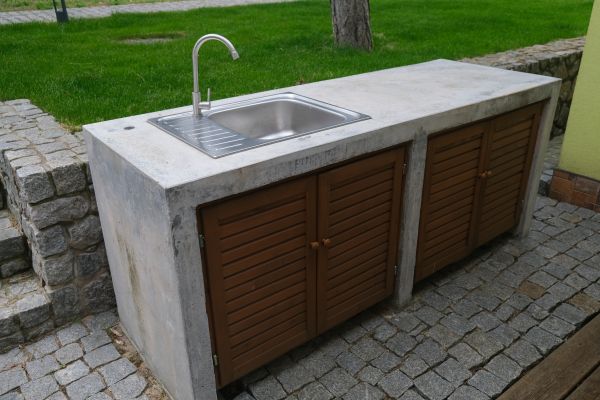 Exterior Cabinet Installation in Spicewood