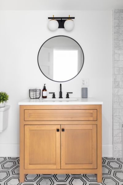 Custom Vanity Installation in Spicewood