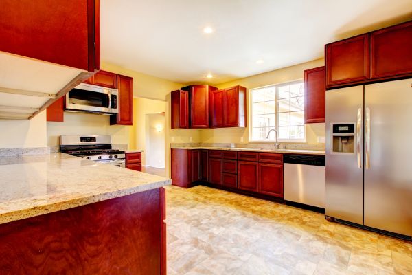 Cherry Kitchen Cabinet Service in Spicewood