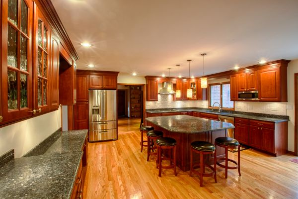 Cherry Kitchen Cabinet Repair in Spicewood